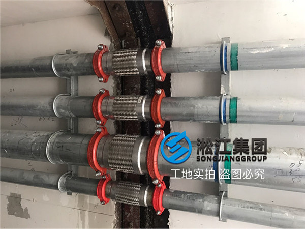 上海銀商科技園卡箍式金屬軟管使用現(xiàn)場(chǎng)