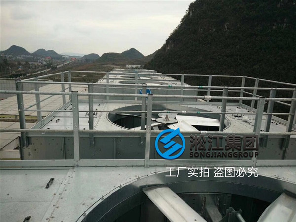 ZTF彈簧減振器方形冷卻塔安裝現場